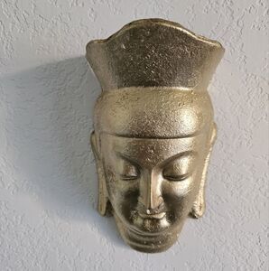 Golden Metal Budda Mask